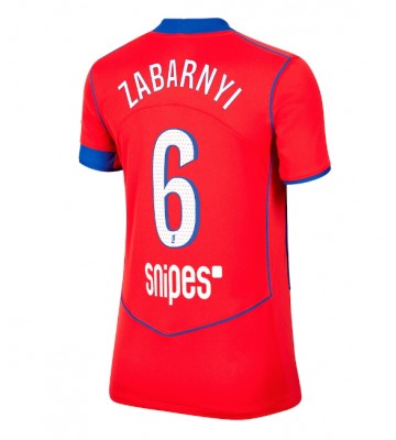 Paris Saint-Germain Illia Zabarnyi #6 Tredjetrøje Dame 2025-26 Kortærmet